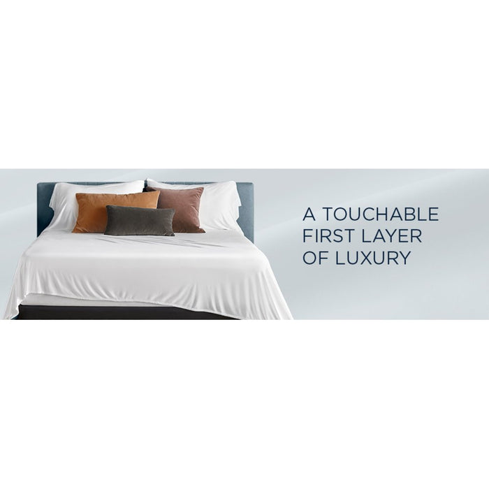 TEMPUR Rayon from Bamboo Sheet Set Vintage Indigo