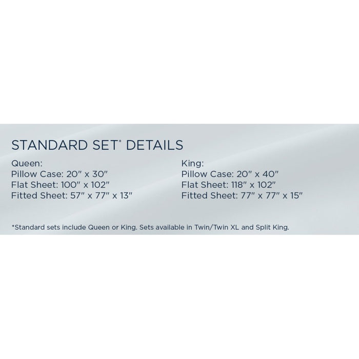 TEMPUR Rayon from Bamboo Sheet Set White