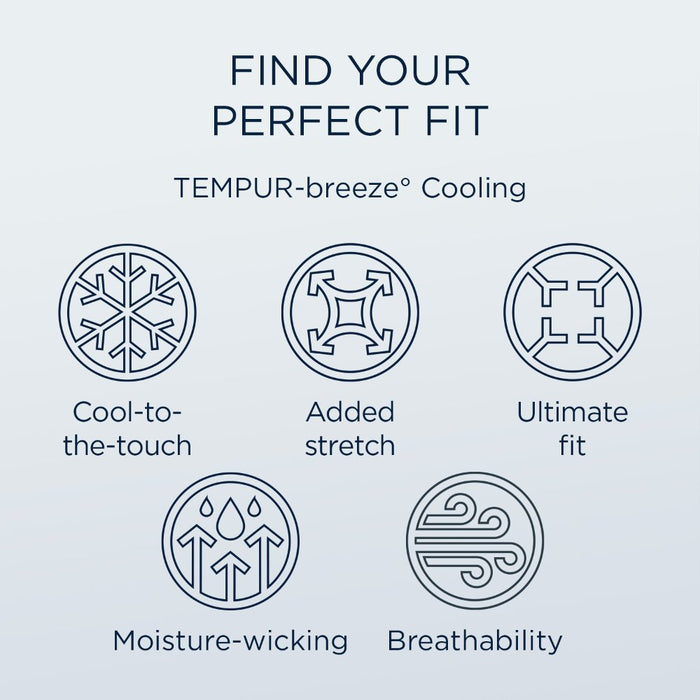 TEMPUR breeze cooling Sheet Set Graphite