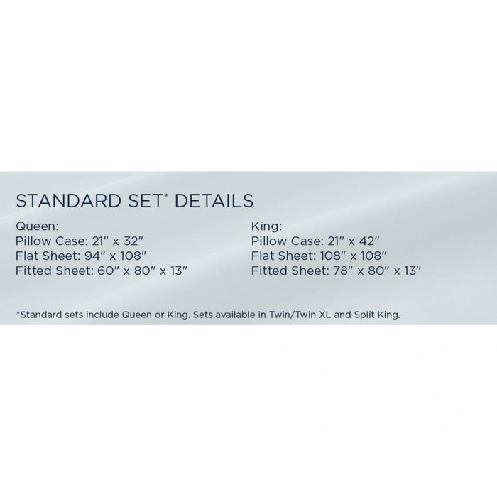 TEMPUR Classic Cotton Sheet Set White