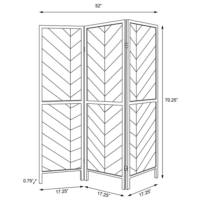 Marlene Three-Panel Room Divider