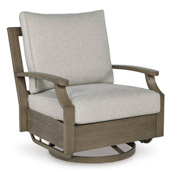 Rainier Ranch Outdoor Swivel Glider Chair with Cushion