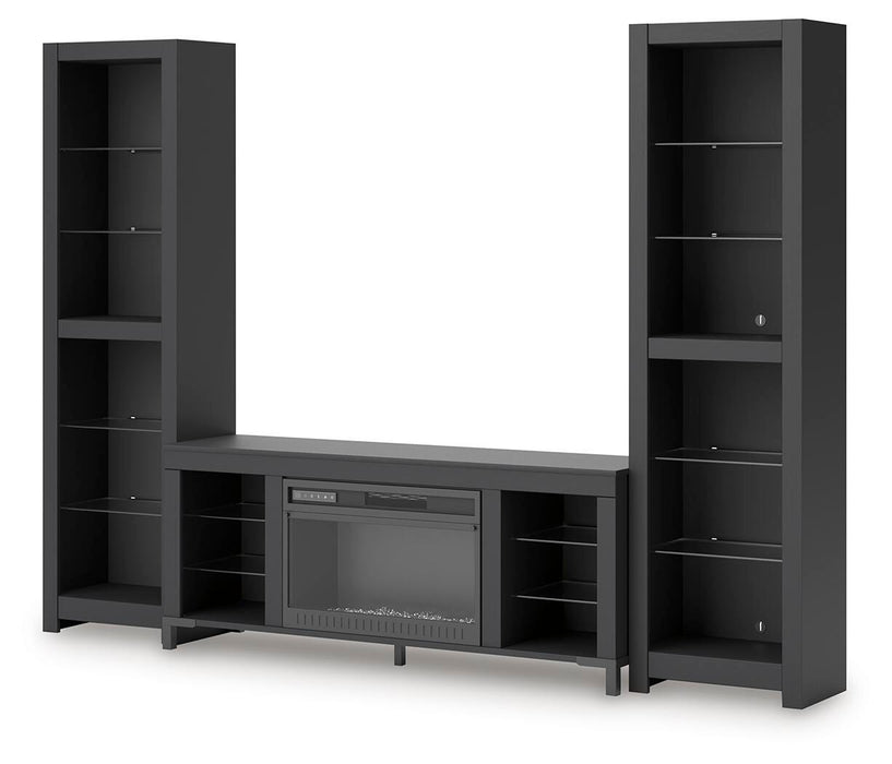 Cayberry Entertainment Center with Electric Fireplace