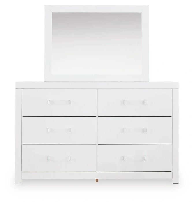 Maeling Dresser and Mirror